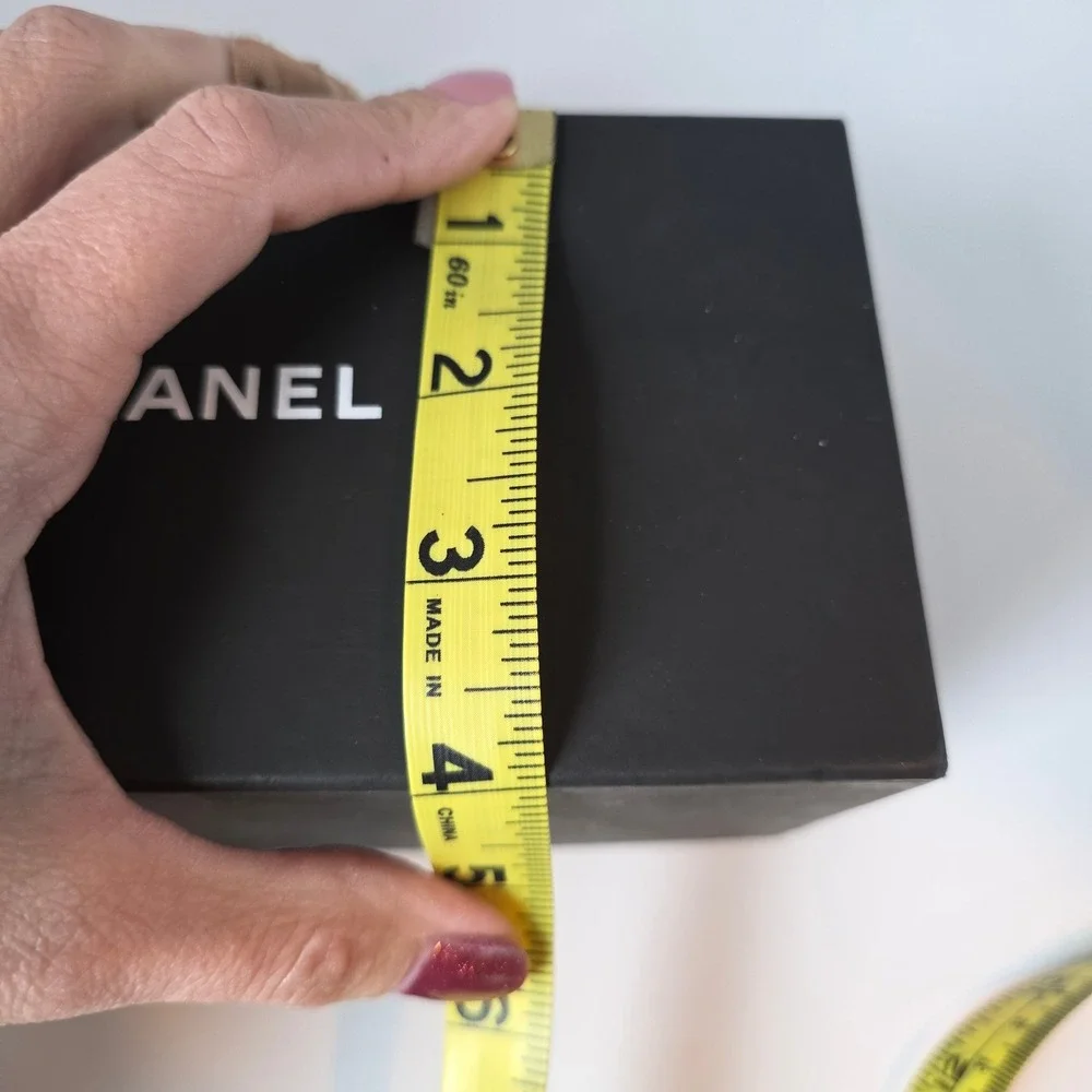 Chanel Black Quilted Fabric Eyewear Case with Box and Cleaning Cloth CC Logo